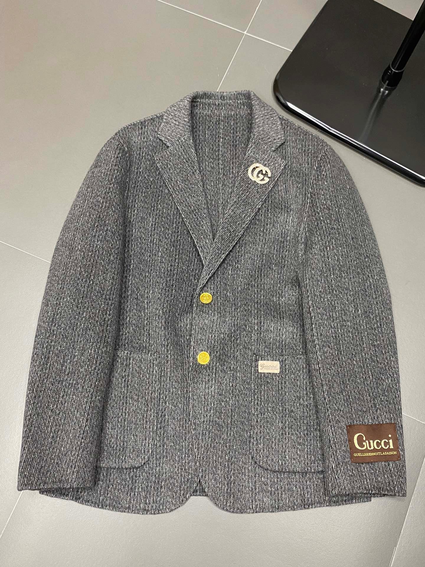 Guc Cashmere Blazer