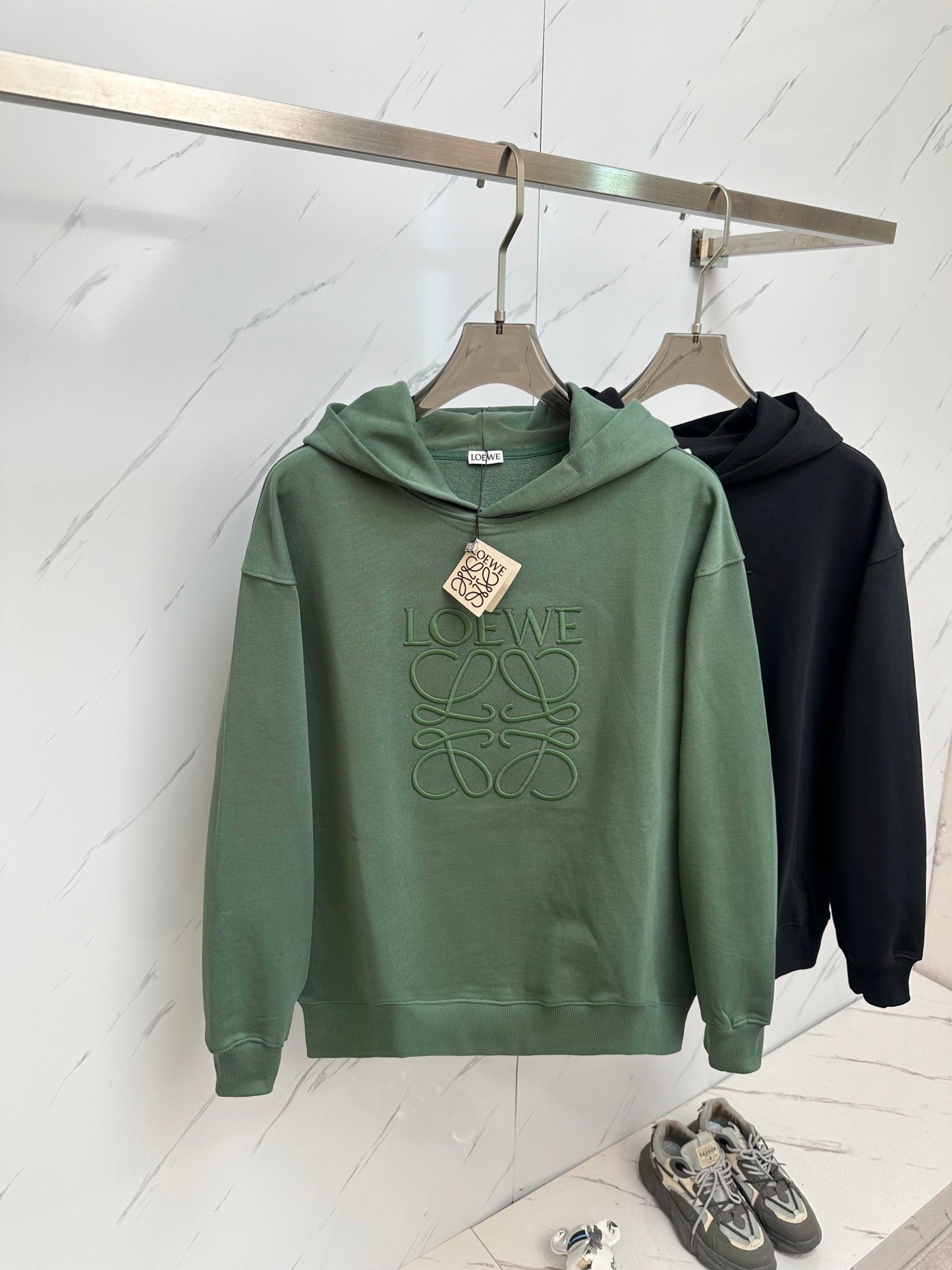 Loew embroidered hoodie