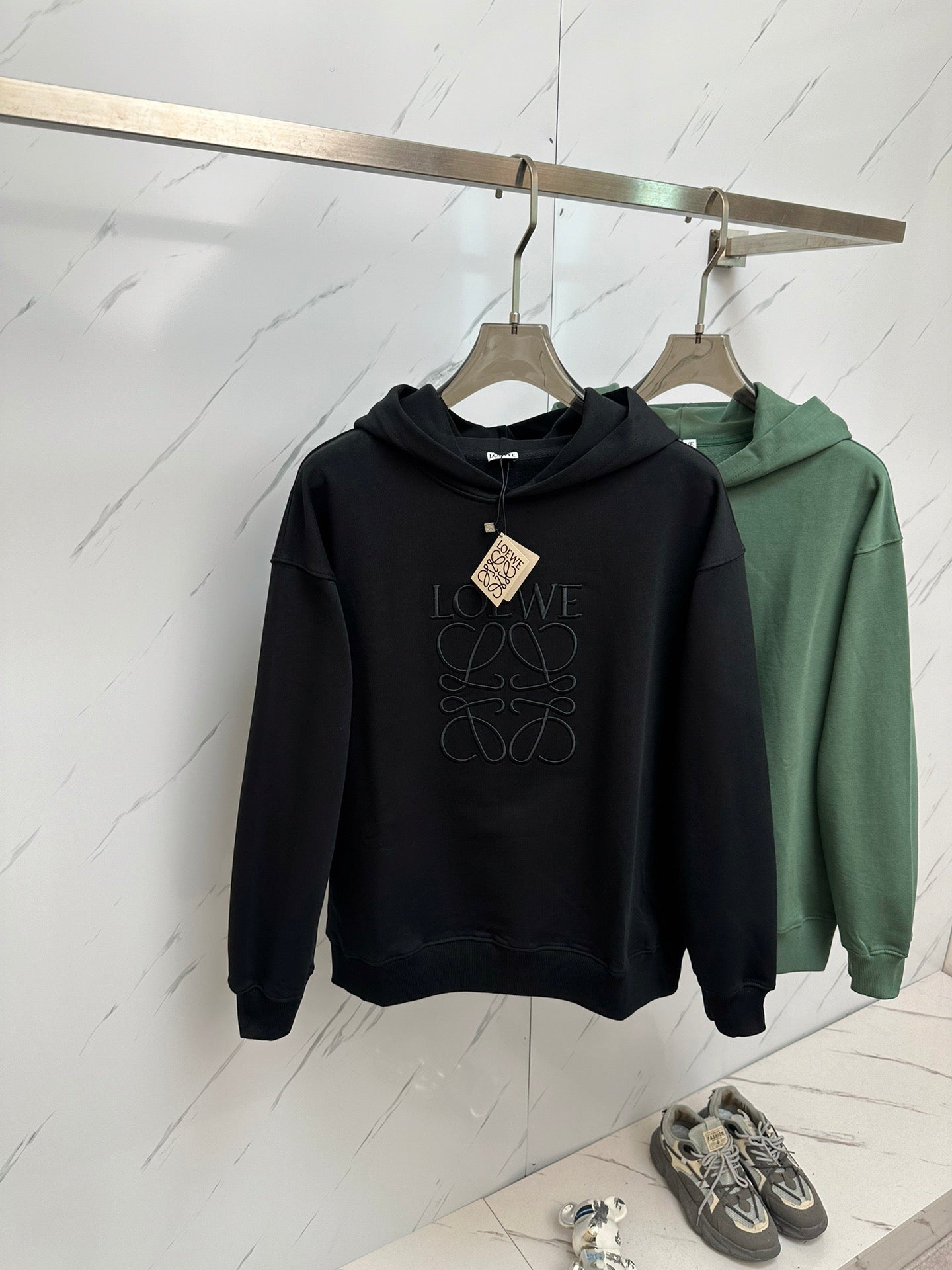 Loew embroidered hoodie