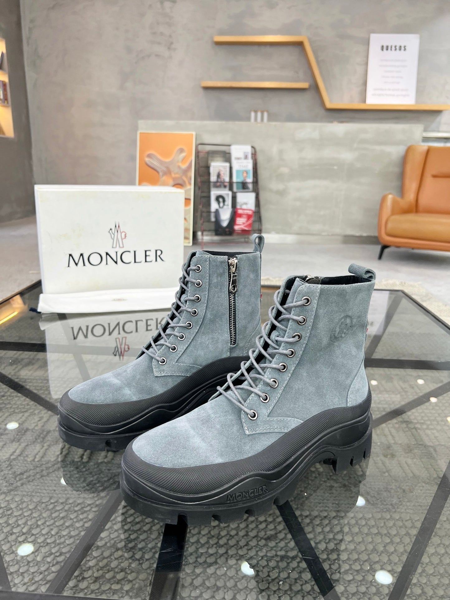 Moncl Suede boots