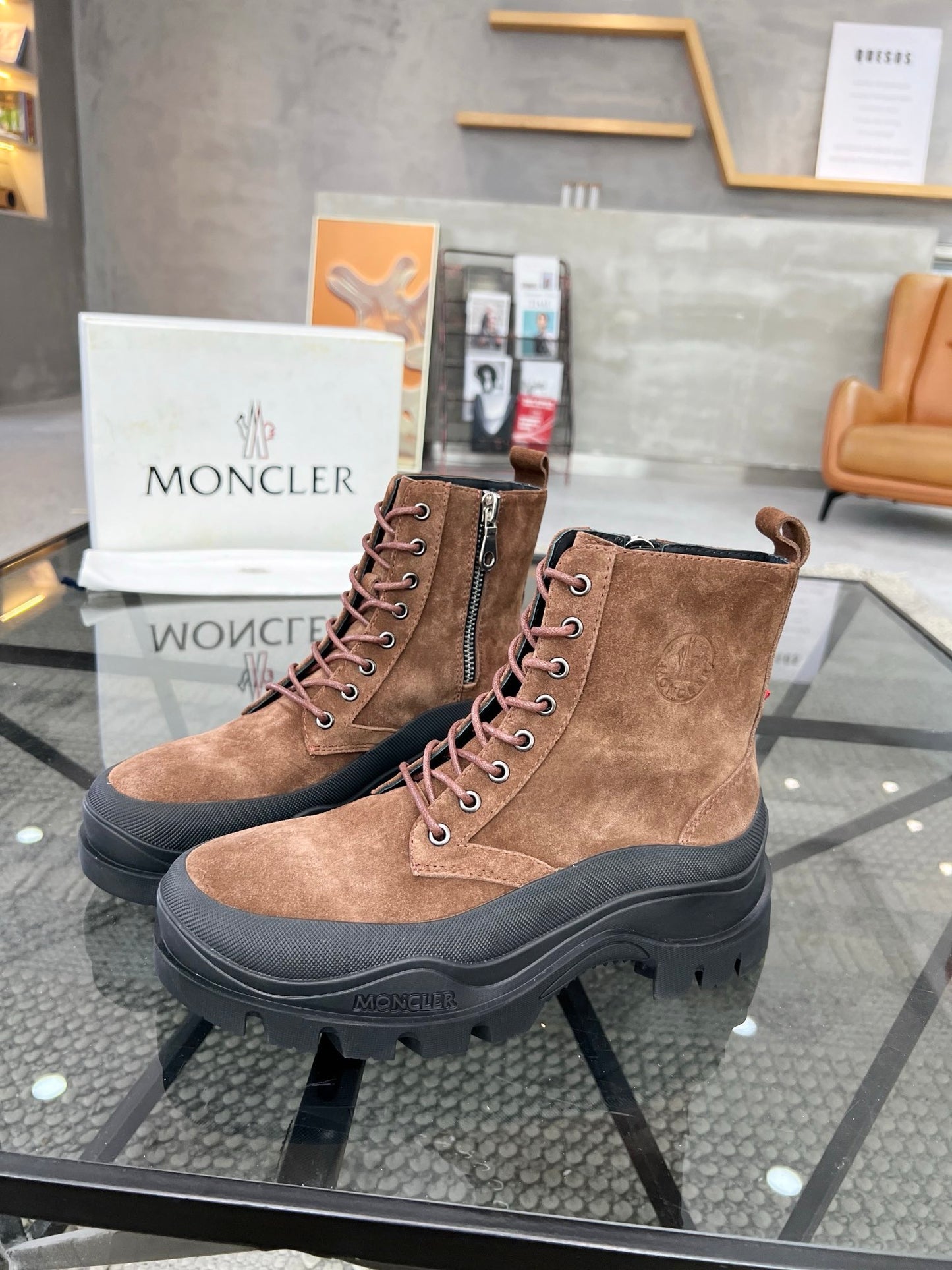 Moncl Suede boots