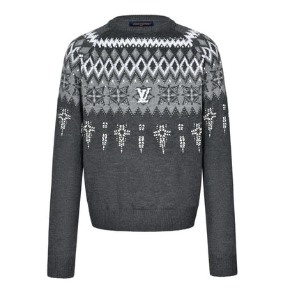 1V men women pearls SKI sweater