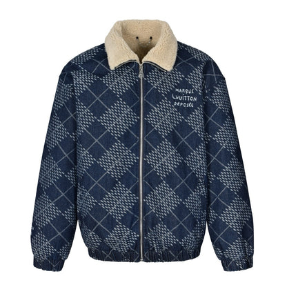 1V 2025 NEW lambswool denim jacket