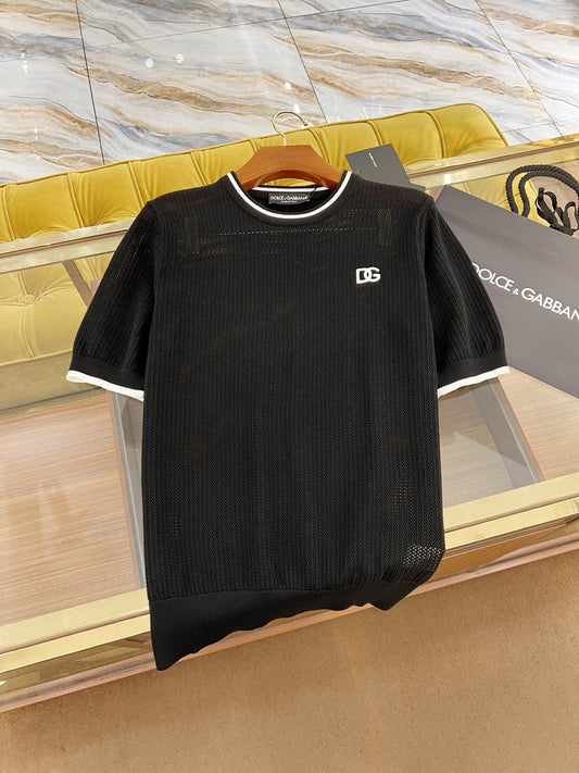 Dolce 2025new hollow knit T-shirt