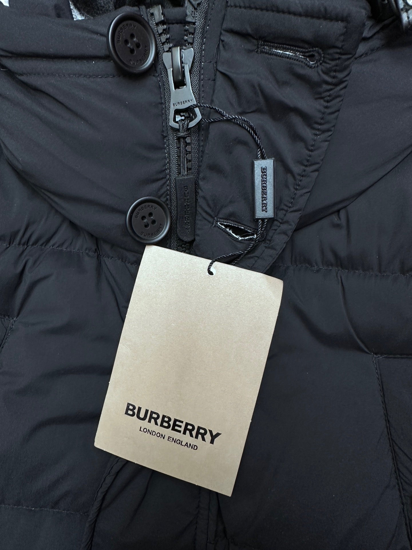 BURBER   Long Style Down Coat