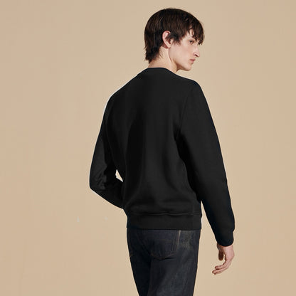 Herm Leather pattern sweatshirt