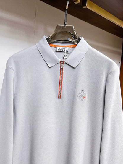 Herm Long sleeve polo shirt