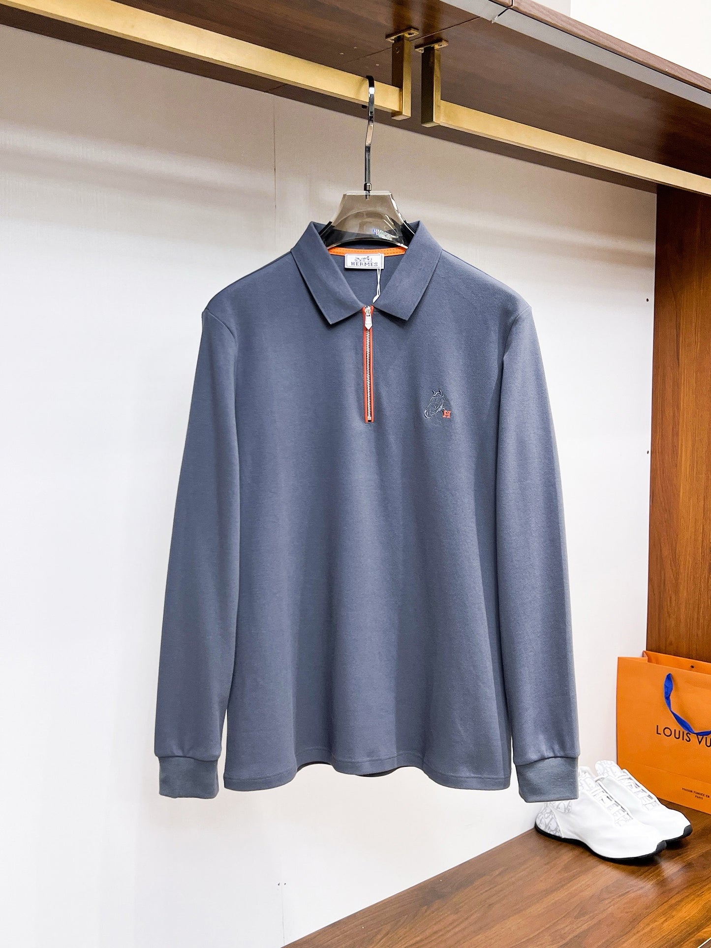 Herm Long sleeve polo shirt