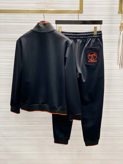 Herm embroidered tracksuit