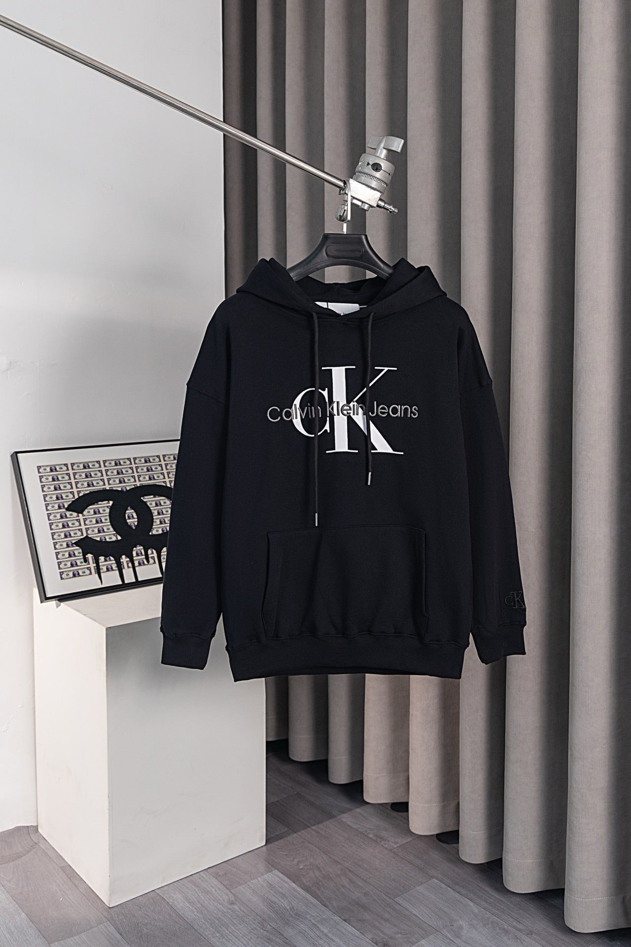 Calvin embroidered hoodie