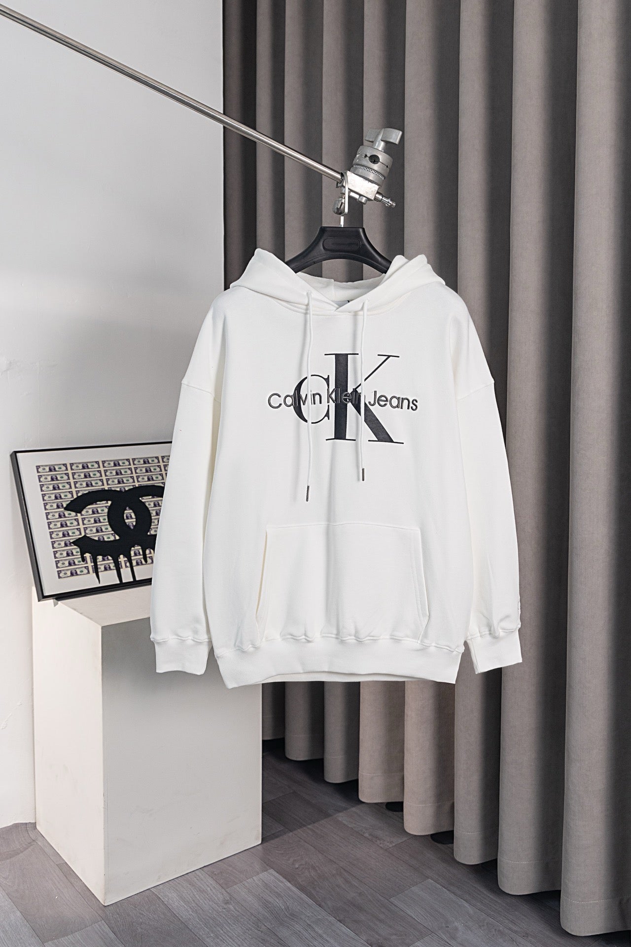 Calvin embroidered hoodie