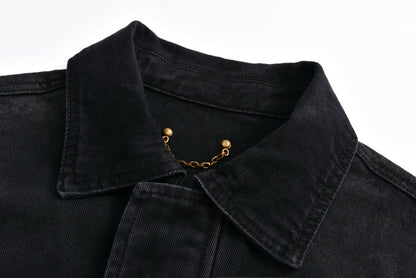 Louis Embossed denim jacket