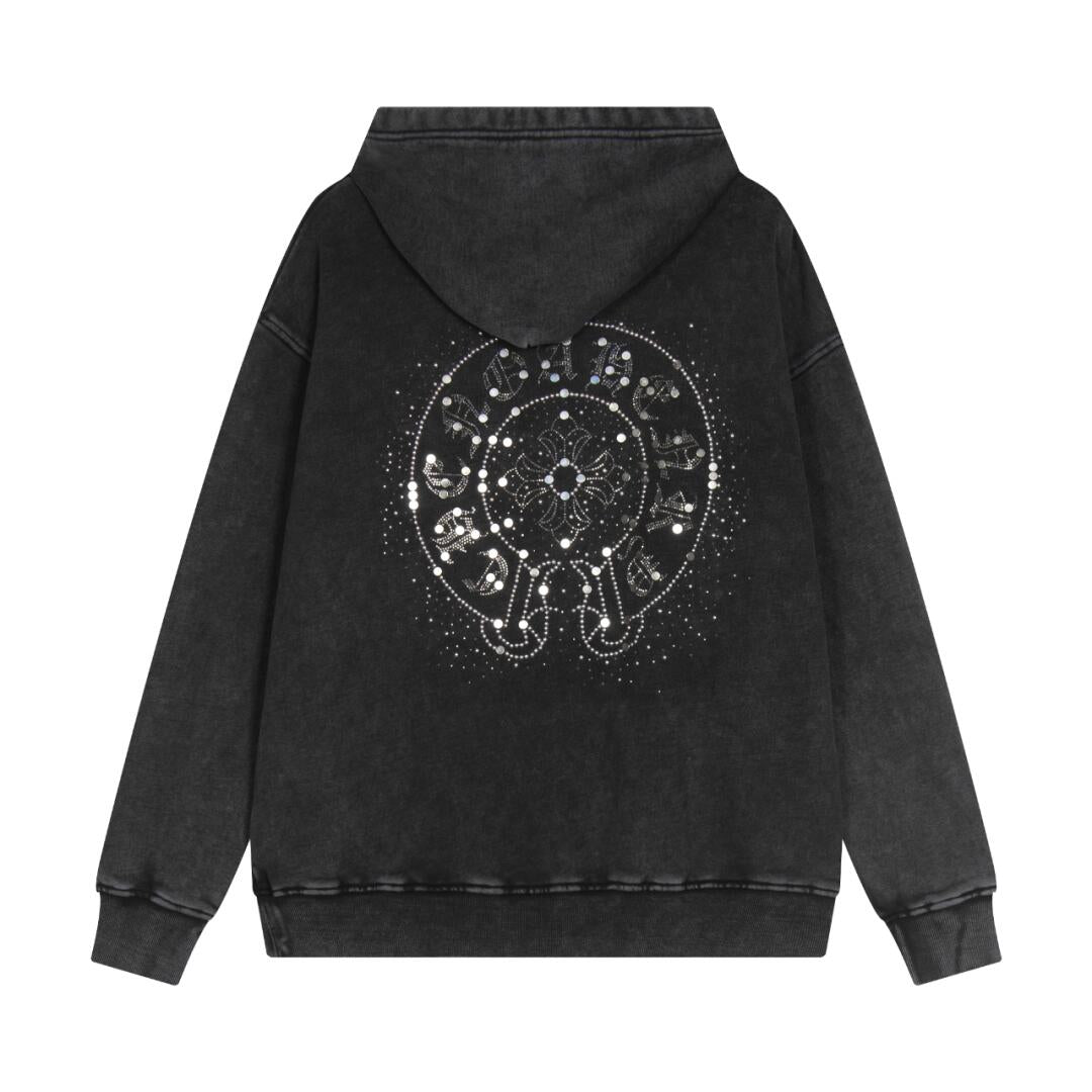 Chrome Sequined Hoodie