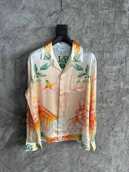 casablan silk shirt