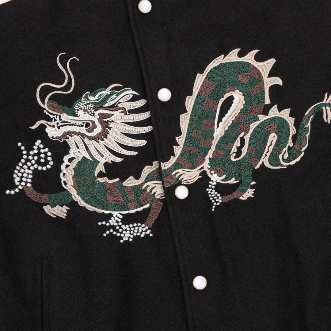 1V men women dragon jacket