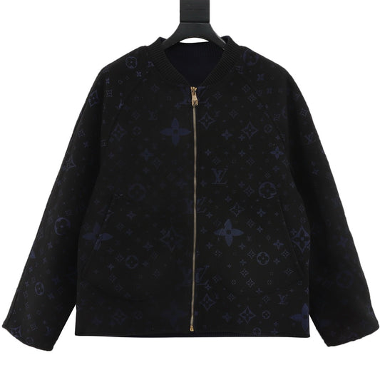 1V monogram reversible jacket