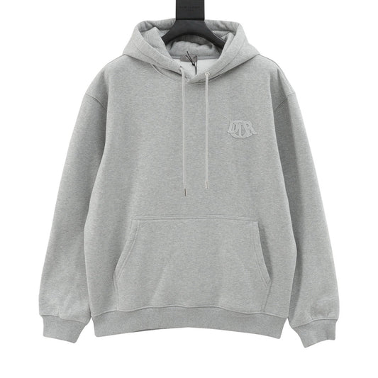 CD embroidered hoodie