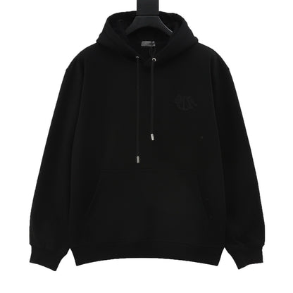 CD embroidered hoodie