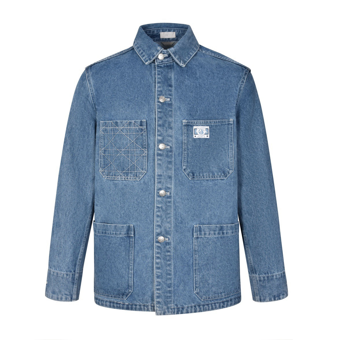 DIO cannage embroidered denim jacket