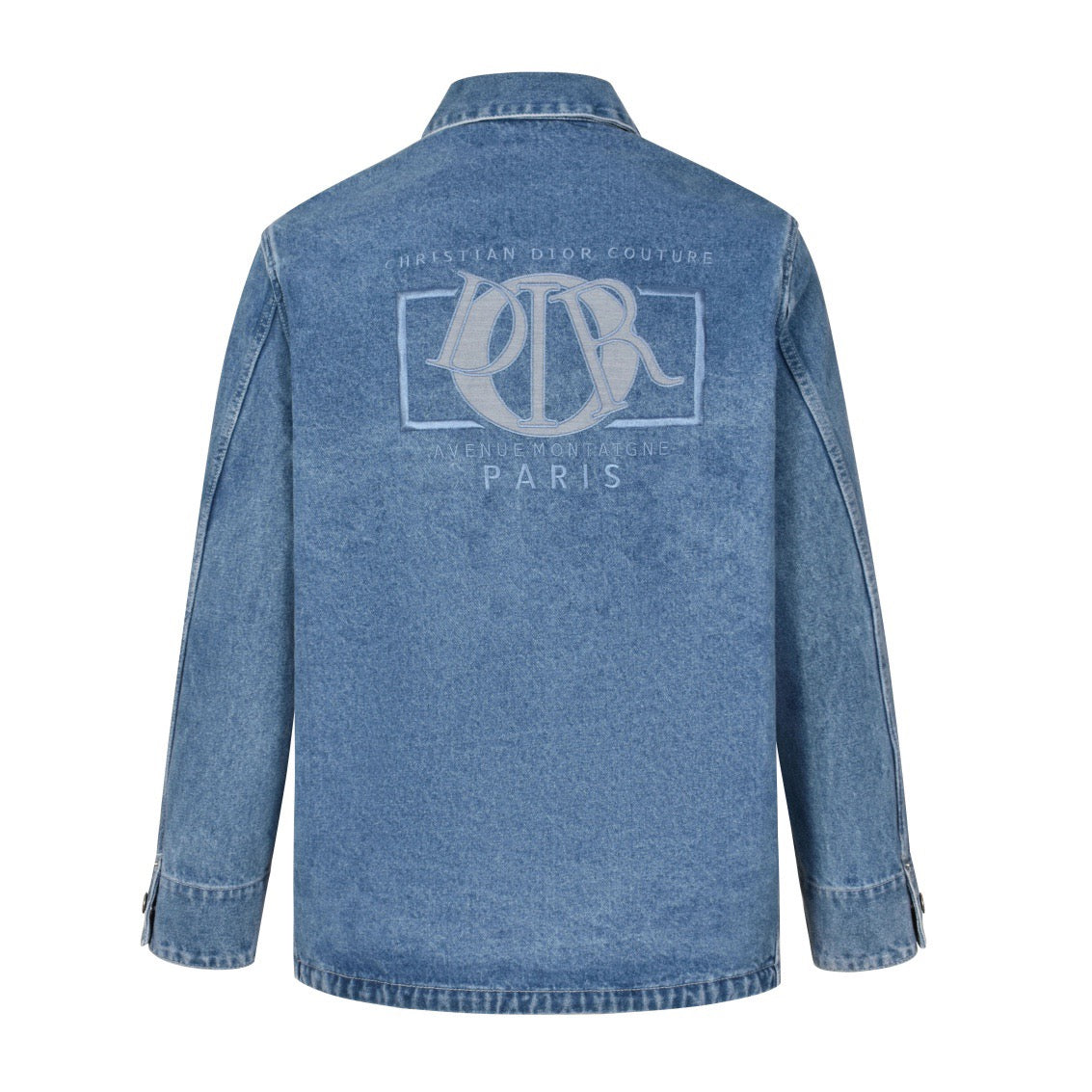 DIO cannage embroidered denim jacket