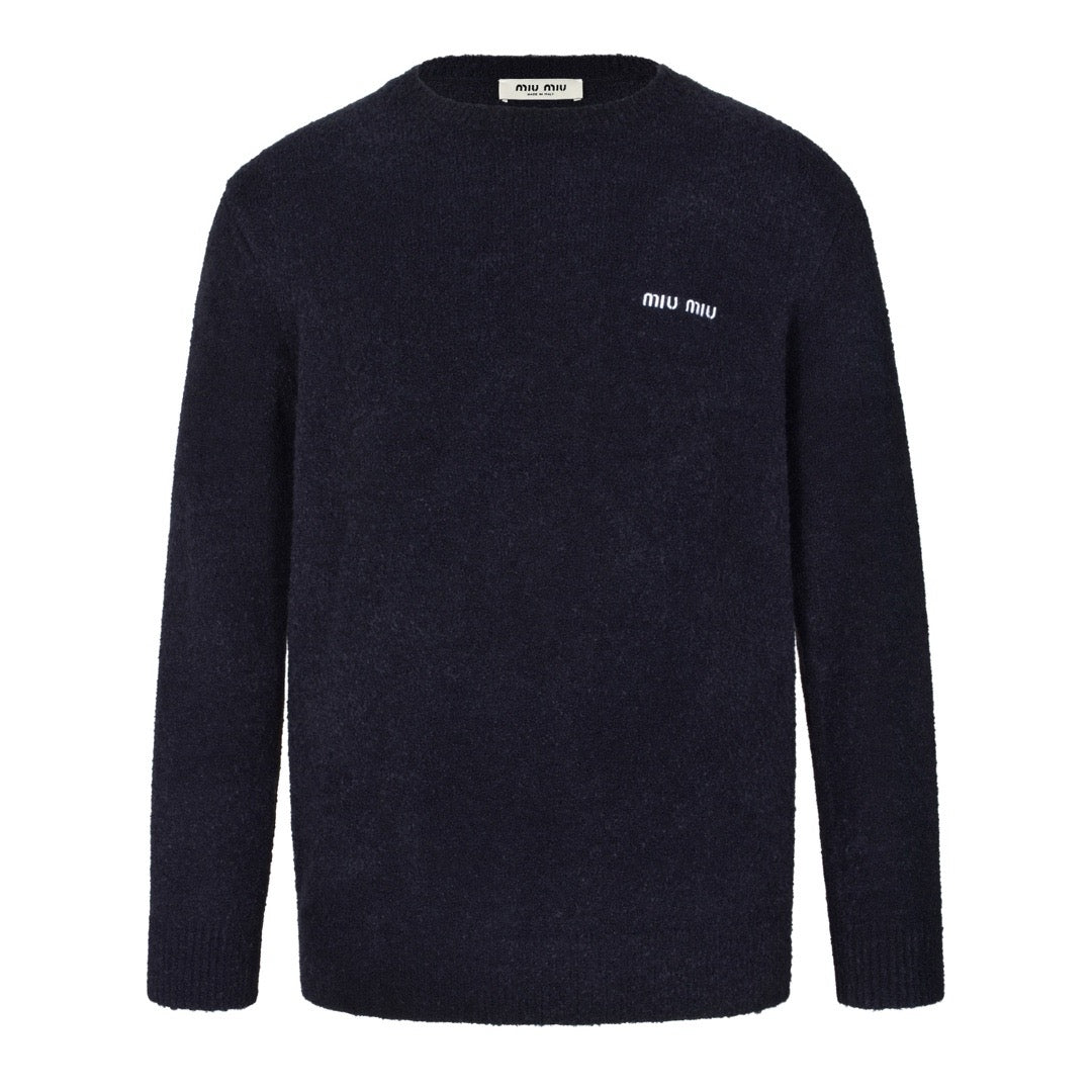 miu embroidered sweater