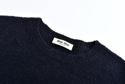 miu embroidered sweater