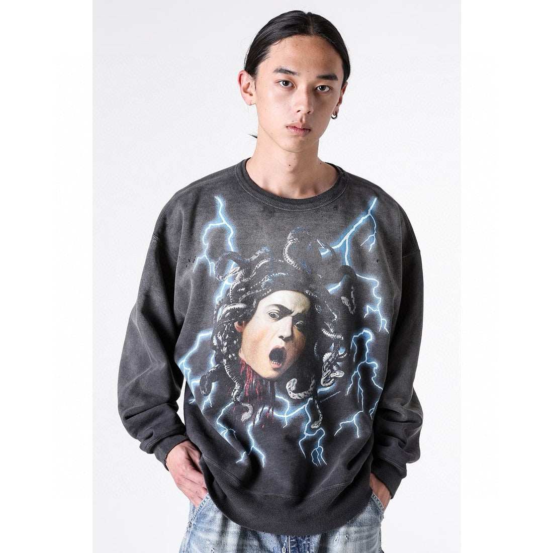 Saint mic printed sweatshirt