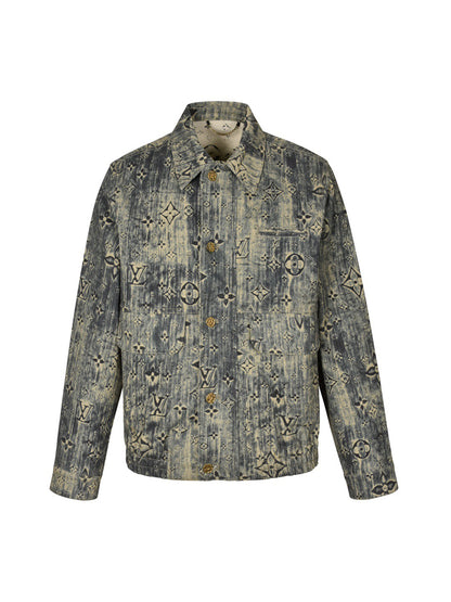 Louis Jacquard denim jacket