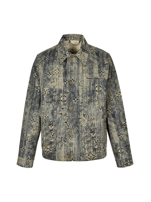 Louis Jacquard denim jacket