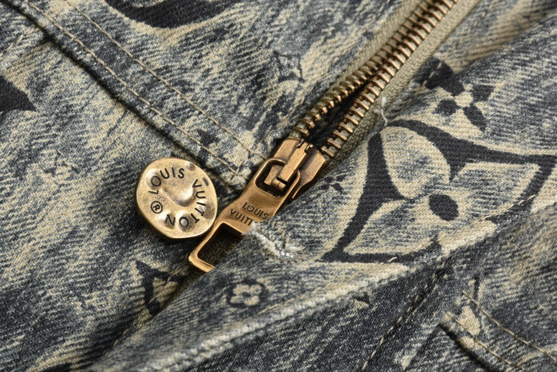 Louis Jacquard denim jacket