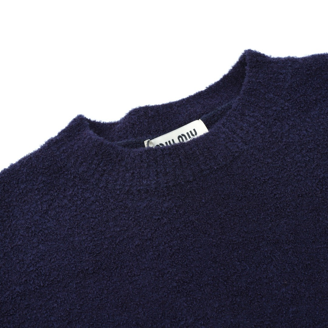 miu men women embroidered sweater