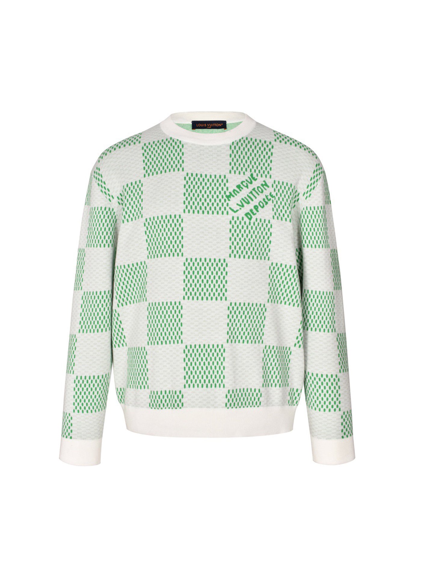 louis Pharrell checkered sweater