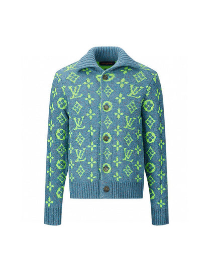 louis Jacquard Cardigan Sweater