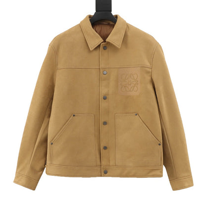 Loe men women suede jacket