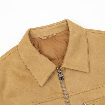 1V men women suede jacket