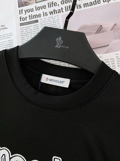 moncl embroidered t-shirt