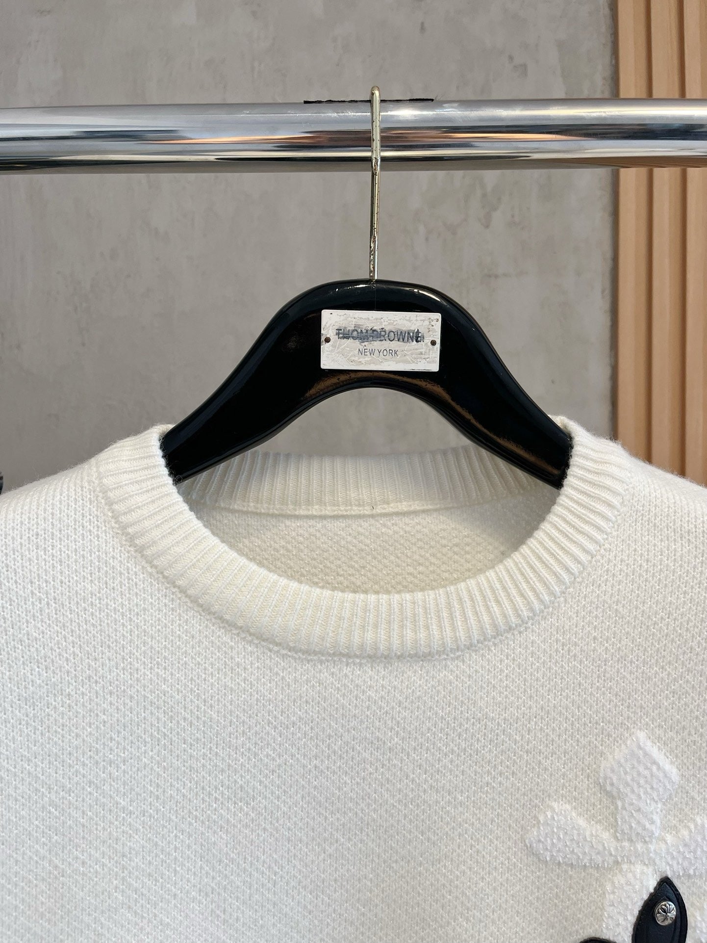 chrome wool sweater