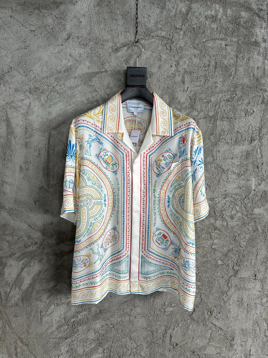 casablan silk shirt