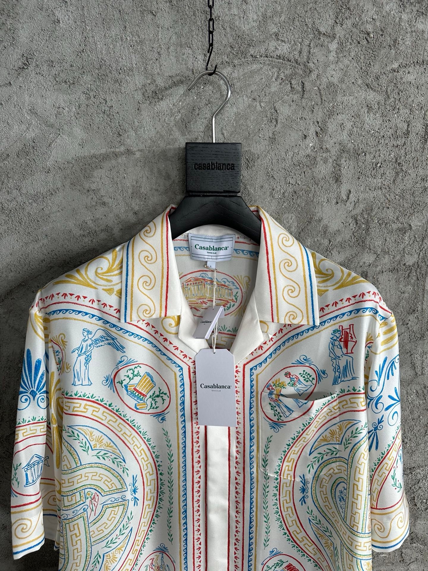 casablan silk shirt