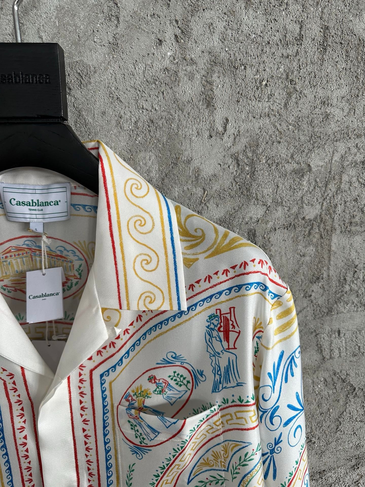 casablan silk shirt