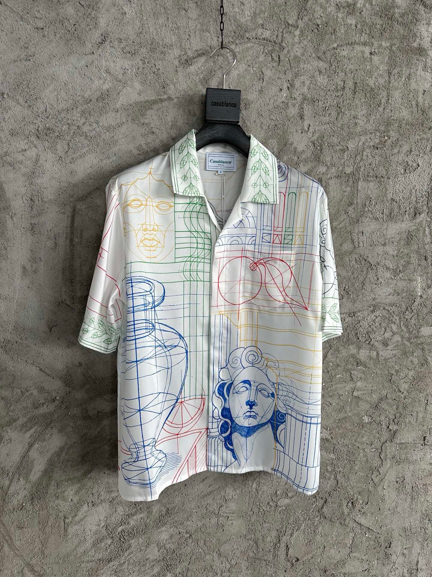 casablan silk shirt