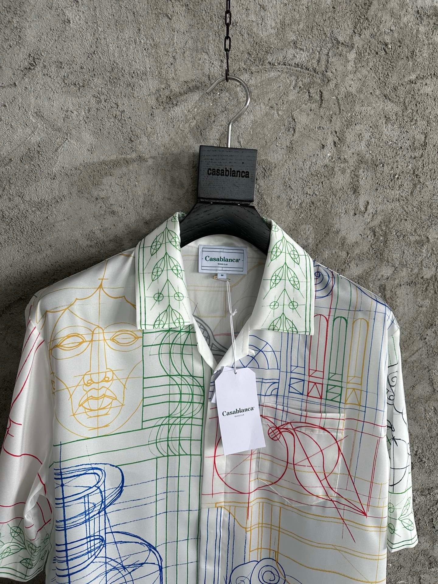 casablan silk shirt