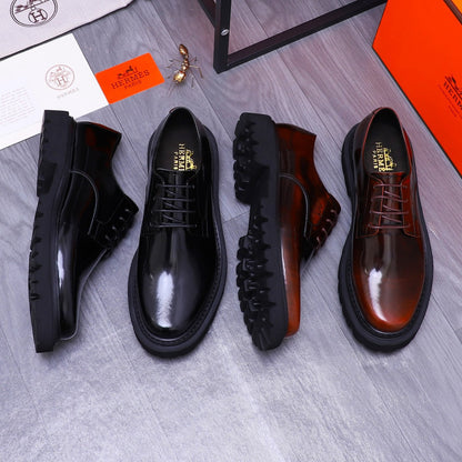 herm leather shoes