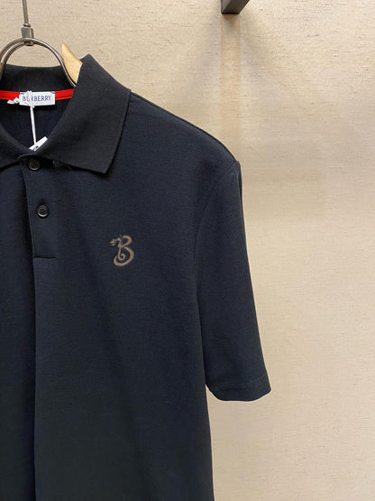 burber 2025 new  Snake year embroidery polo