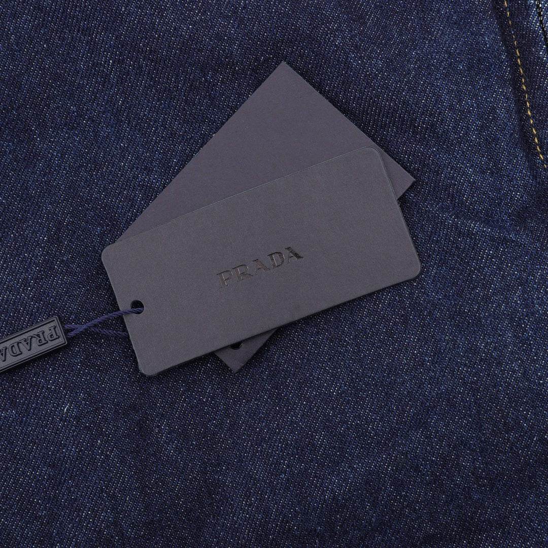 PRA denim lambswool jacket