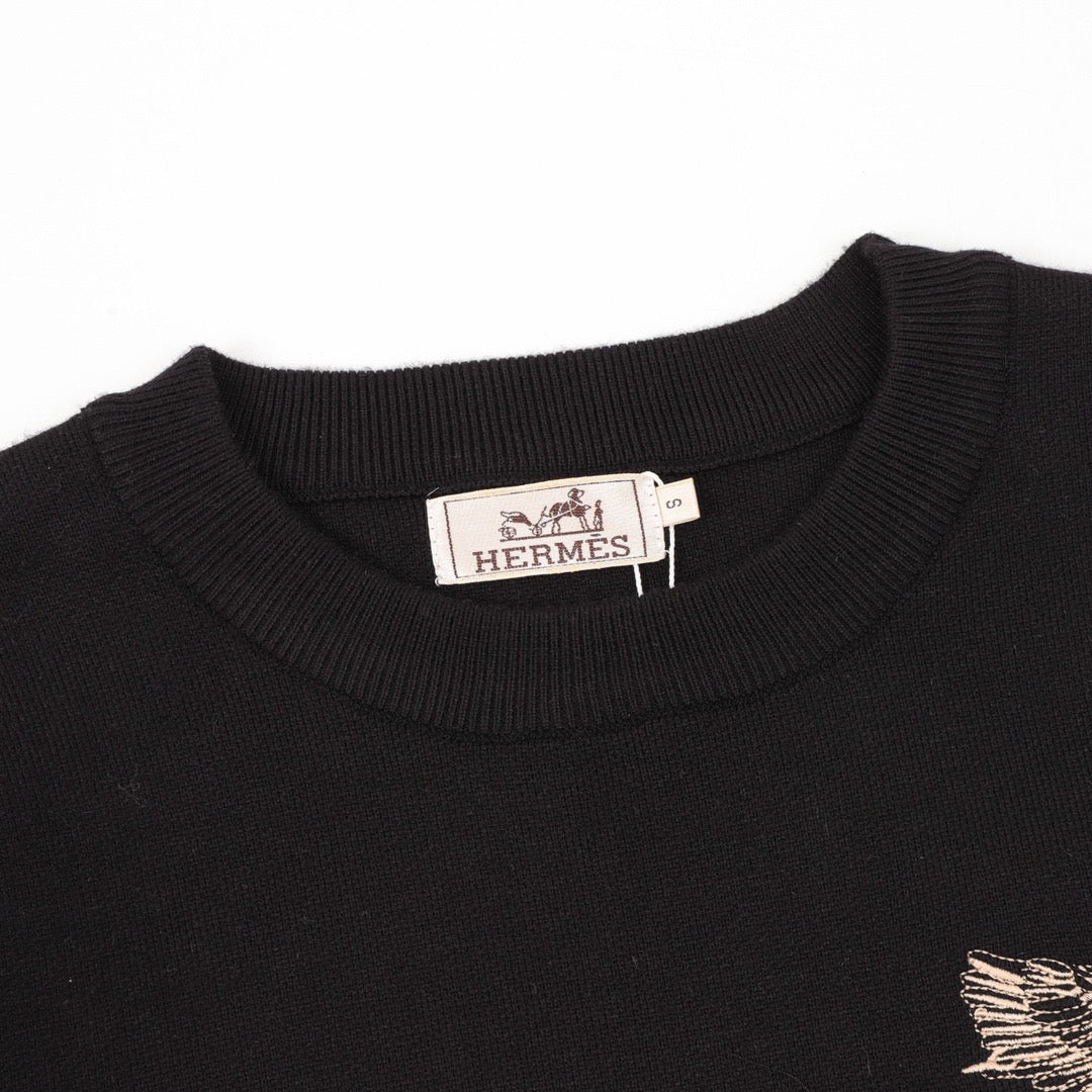 herm embroidered sweatshirt