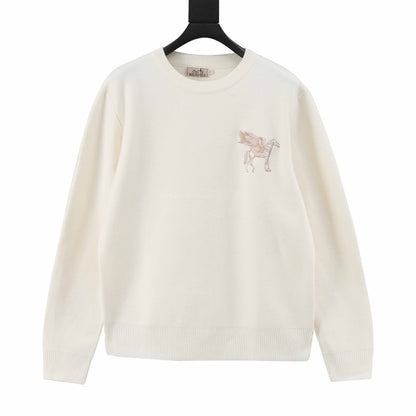 herm embroidered sweatshirt