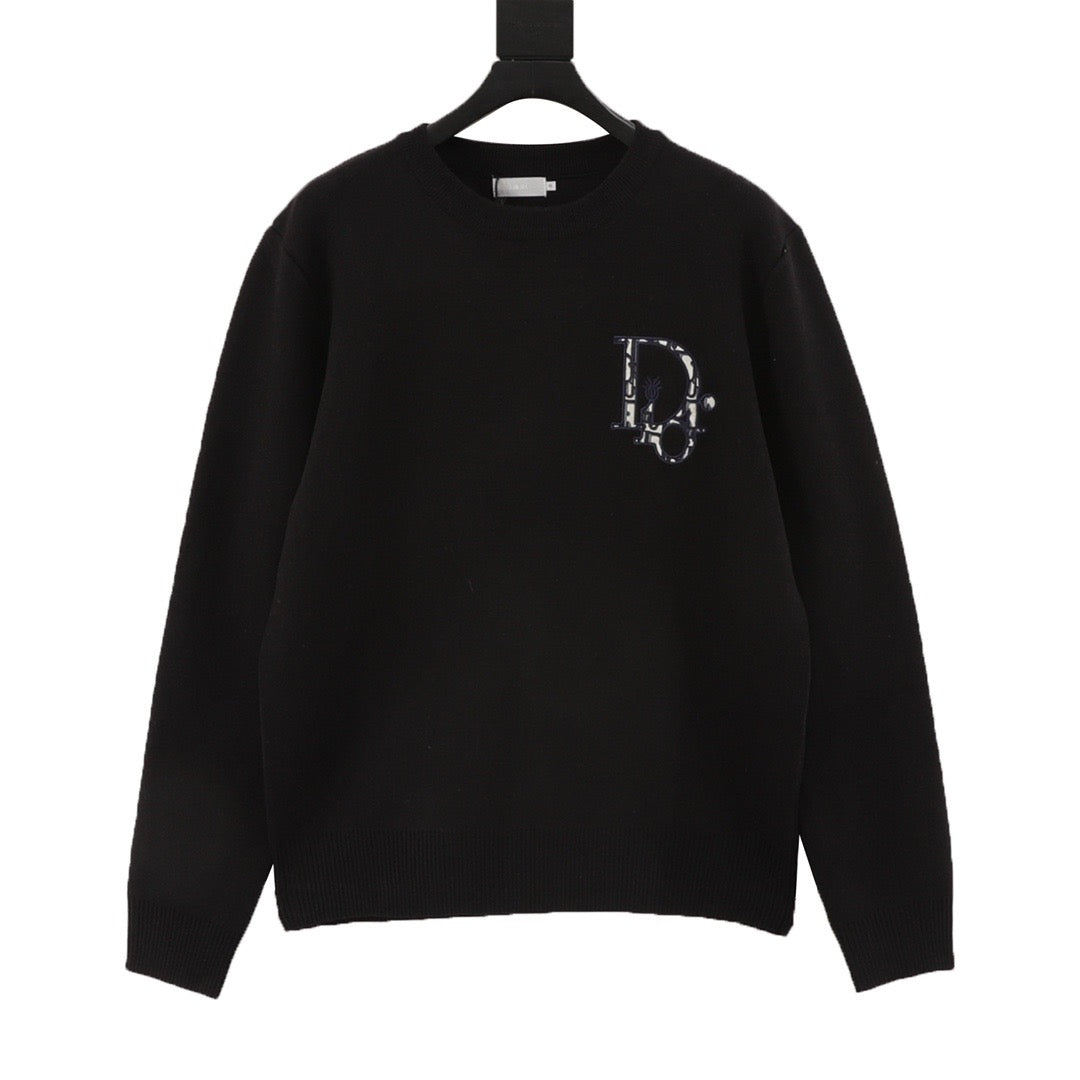 CD embroidered sweatshirt