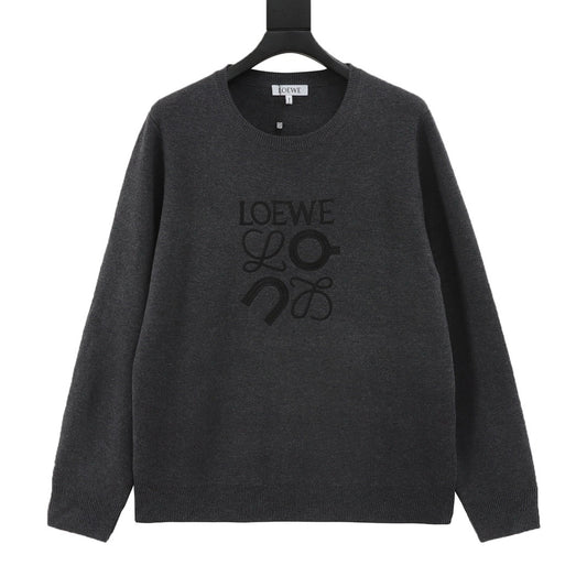 loe embroidered sweater