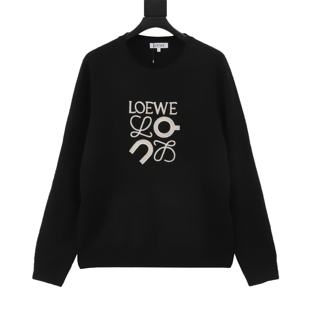 loe embroidered sweater